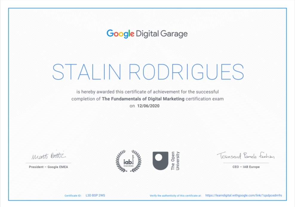 The Fundamentals of Digital Marketing